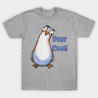 Stay Coo Pigeon  - Curious Stare T-Shirt
